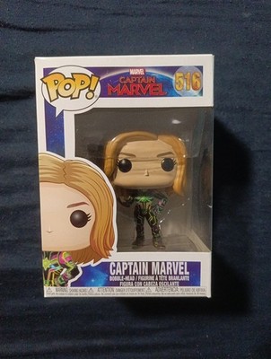 Marvel Captain Marvel Neon Suit Bobblehead Wackelkopf Nr. 516 von Funko Pop!
