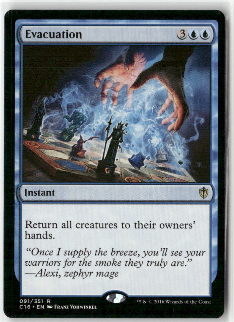 Evacuation 91 Rare Commander 2016 Magic: The Gathering Near Mint