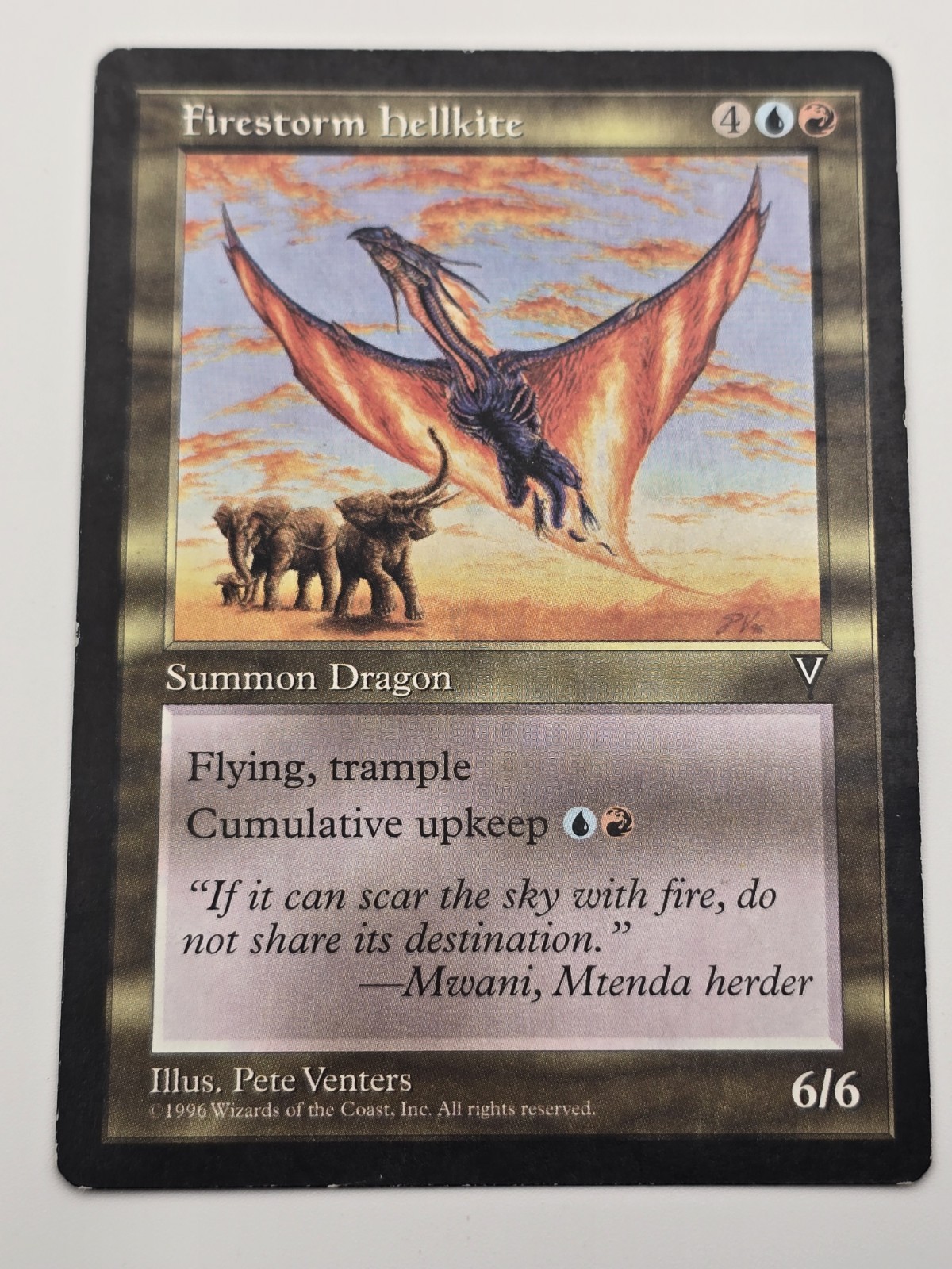Firestorm Hellkite Visions Regular