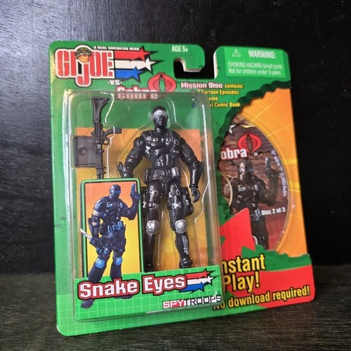 2003(NEW)GI Joe vs Cobra SpyTroops SNAKE EYES Mission Disc:PC Game/Cartoon/Comic