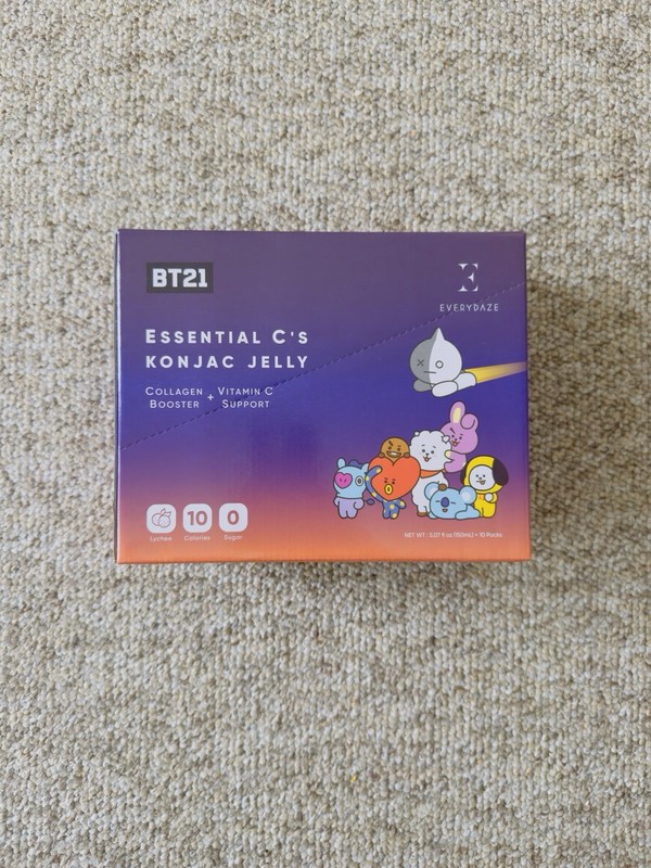 EVERYDAZE BT21 Edition Essential C's Collagen + VItamin C Jelly - 10 Pack