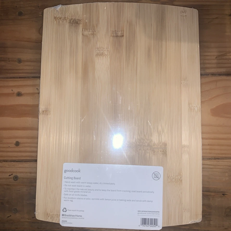 Good Cook 100% Genuine Bamboo Cutting Board - 10x14 NEW Sealed - Image 2 of 2