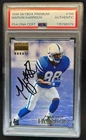 1996 Skybox Premium Marvin Harrison Rookie RC #199 Colts PSA AUTH Auto
