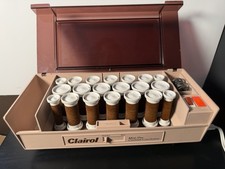 Clairol Mist Dry Custom Care Hair Setter Hot Rollers Curlers K-400F Vintage