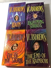 V C Andrews HUDSON Series 1-4  Paperbacks Keyhole Covers