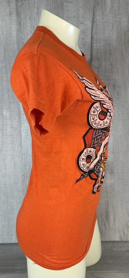 Camisa De Colección Pegaso Naranja 1978 Mayo Abeto Camisa Explosión EE. UU. Adulto/Mujer S Foto 2 de 4