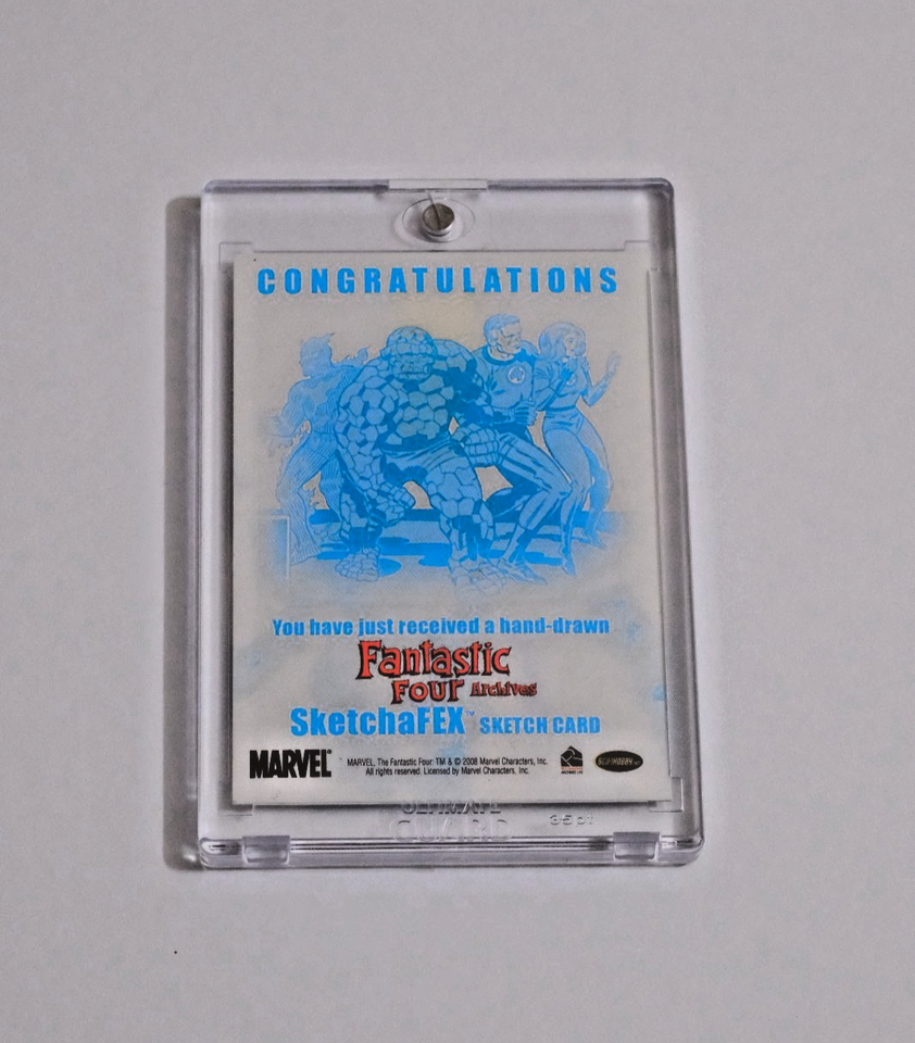 SketchaFEX Adam, Bekah Cleveland-2008 Rittenhouse Fantastic Four ...