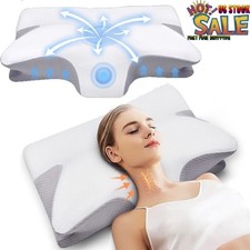 Cervical Neck Pillow - Ergonomic Side Sleeper Pillow for Pain Relief Pillow USA