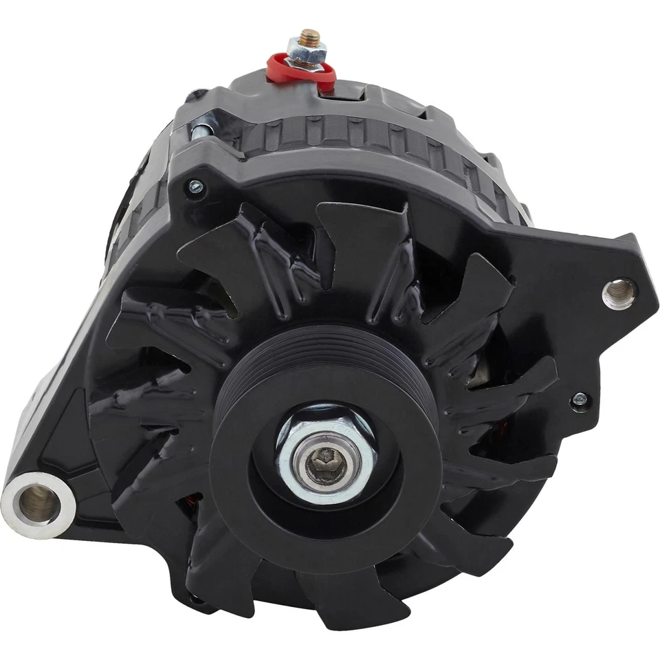 Alternador GM CS-130 Style 220 Amp, Polea Serpentina, Negro Foto 3 de 4