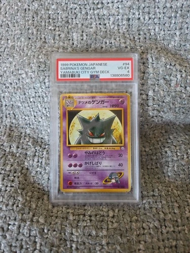 1999 Pokémon Japanese Sabrina’s Gengar Yamabuki City Gym Deck PSA 4 #94 NEW SLAB
