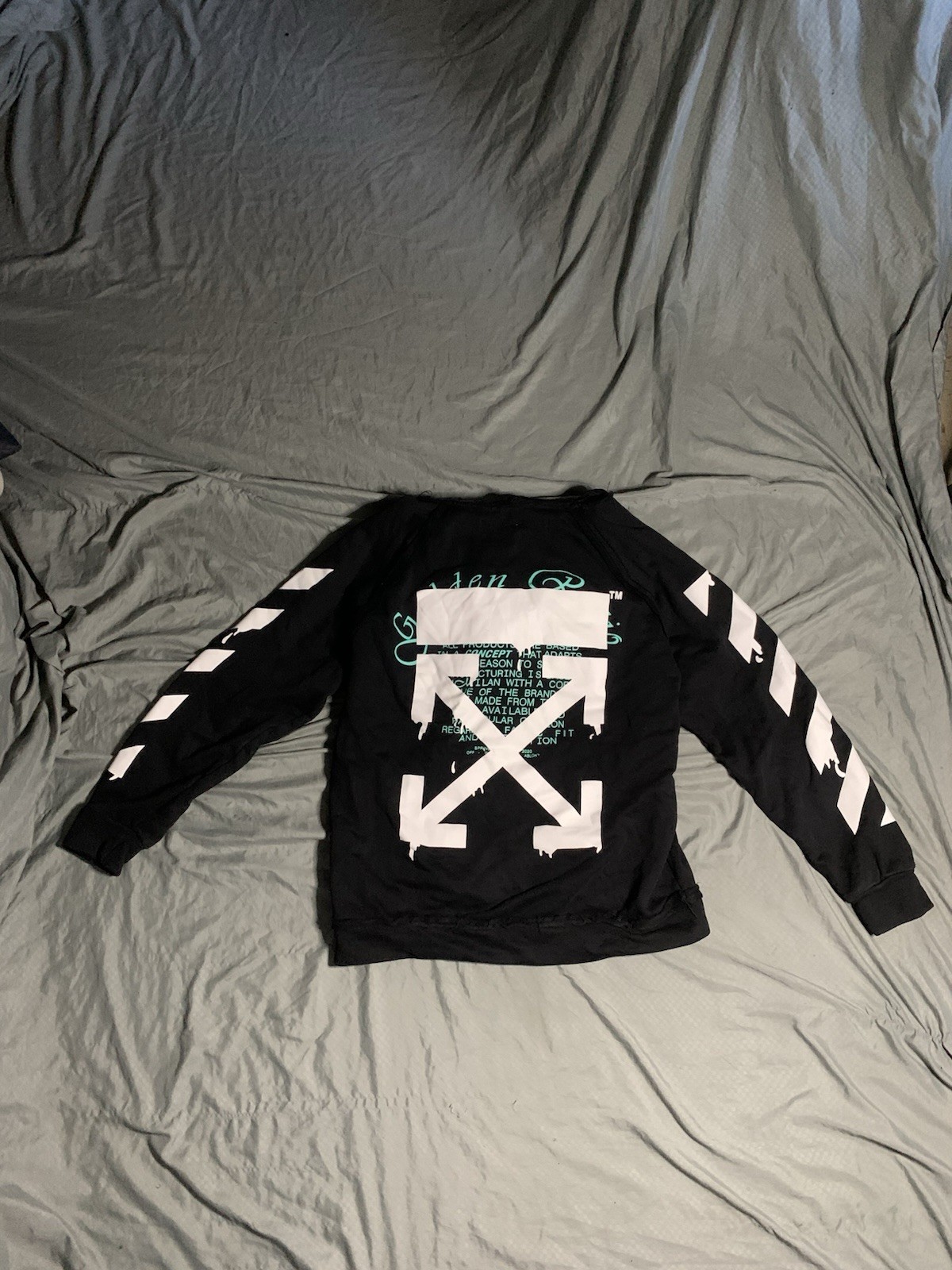 OFF-WHITE Dripping ArrowsIncompiuto HoodieBlack/W… - image 3