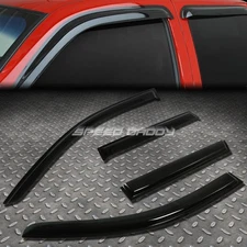 FOR 07-13 MIT OUTLANDER SMOKE TINT WINDOW VISOR SHADE/SUN WIND/RAIN DEFLECTOR