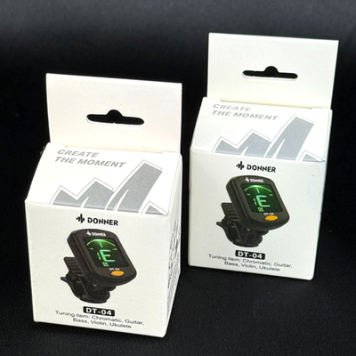 Donner Clip On Guitar Tuner DT-04 Tuners Bass Violin Digital for