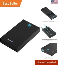 USB 3.0 Tool-Free HDD/SSD Enclosure for 2.5" 3.5" Drives - Plug Play