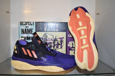adidas Dame 8 Men's Basketball Shoes GZ4626 Purple/Black/Orange NIB