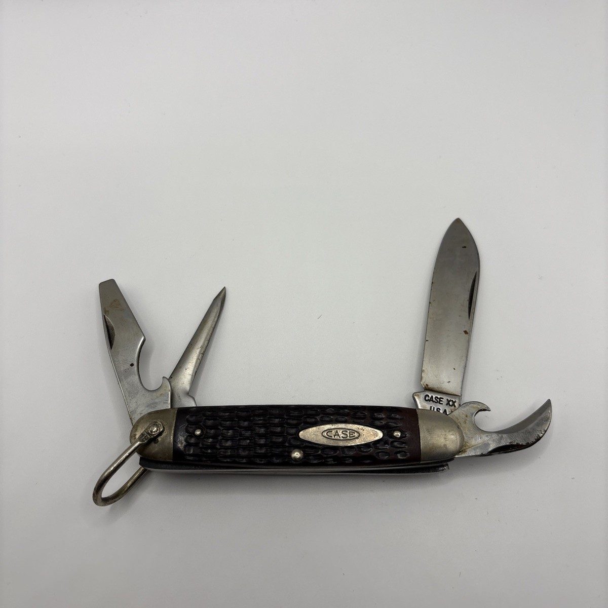 VINTAGE CASE XX USA 640045R CAMP / SCOUT 1965-1969 POCKET KNIFE