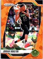 2024 Panini Prizm WNBA #103 Jordan Horston Ice Orange Prizms