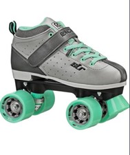 RollerDerby STR SEVEN Grey/Mint Women  s Size 5