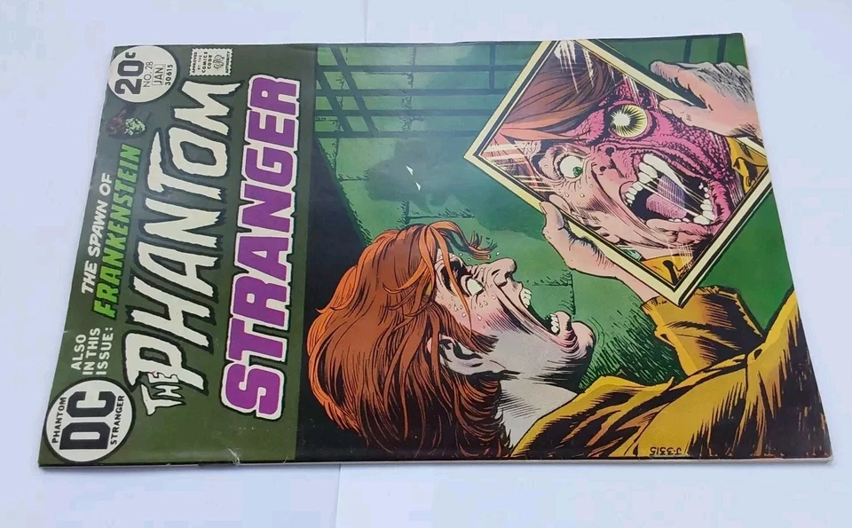Phantom Stranger #28 DC Comics-Spawn Of Frankenstein Edad de Bronce 1973 Nick Cardy Foto 4 de 4