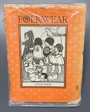 Folkwear Little folks Infants and Toddler's  sewing pattern 109