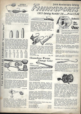 VTG 1973 FISHING/CAMPING CATALOG! PLANO/PFLUEGER/RANDALL/PUMA/CHIPPEWA/PENN/TENT