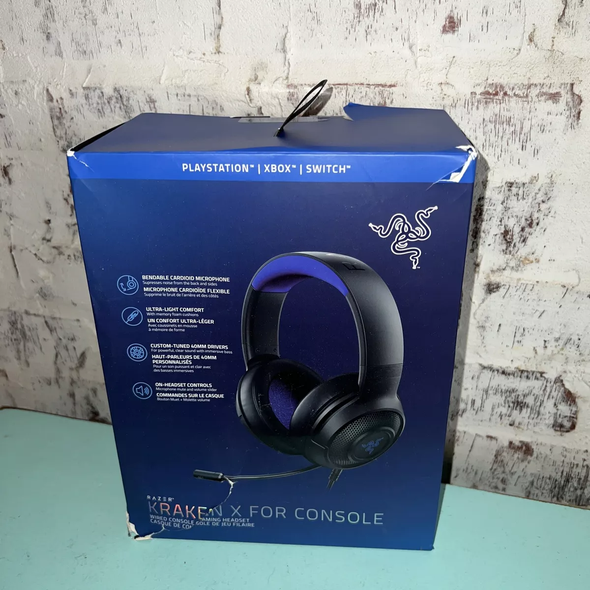 Auriculares Razer Kraken Para Consola Ps4 Bxox Switch