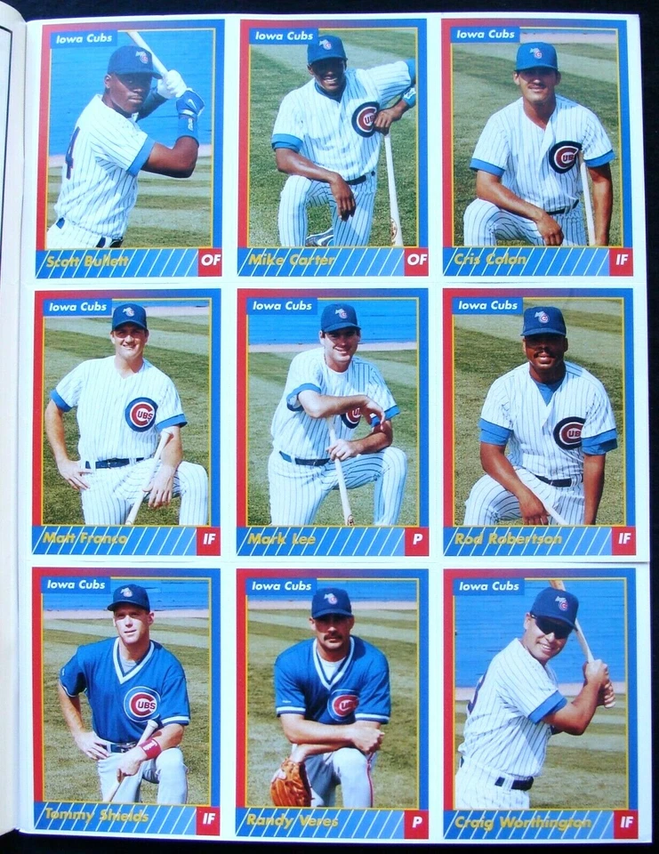 1994 IOWA CUBS 2ND HALF YEARBOOK W/ 9-PLAYER BASEBALL CARD INSERT - Image 2 of 4