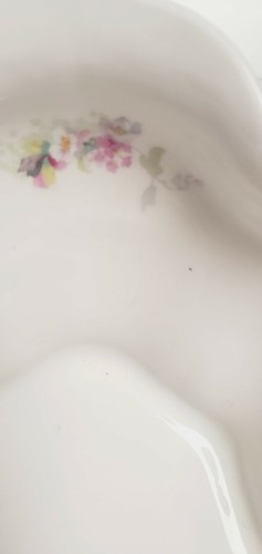 ANTIQUE CT Carl Tielsch Polish Green Floral Serving Bowl ~ Exquisite - Picture 6 of 12