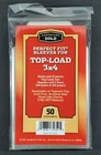 Perfect Fit Sleeves for 3x4 Toploaders 20pt-60pt: 50 100 200 500 1000 2500 Case