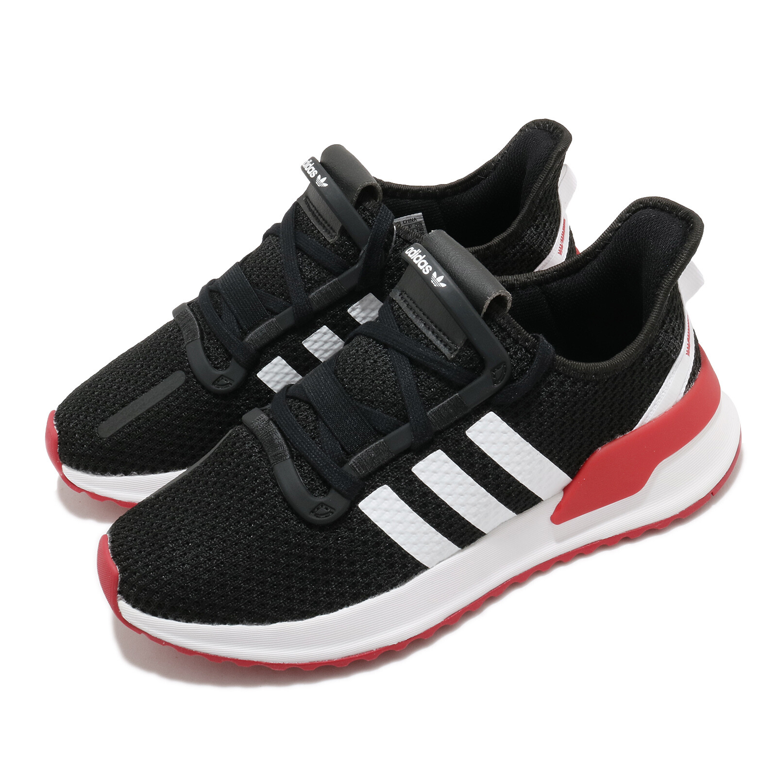 adidas Originals U_Path Run Black White Red Men Unisex Casual Shoes FX0102  | eBay