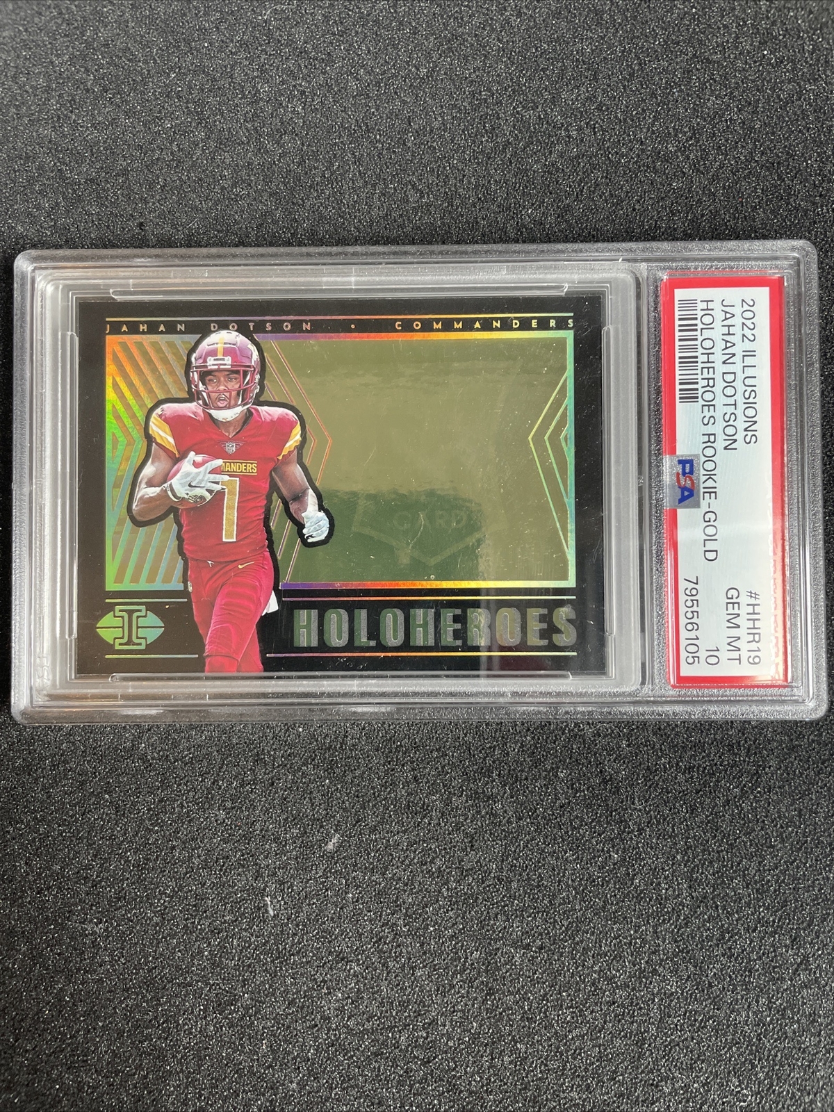 Jahan Dotson Panini Illusions Holoheroes Rookie #HHR19 Gold