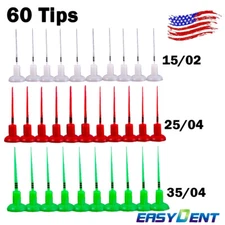 60pcs Dental Endo Activator Tips Root Canal irrigator endosonic Tips EASYINSMILE