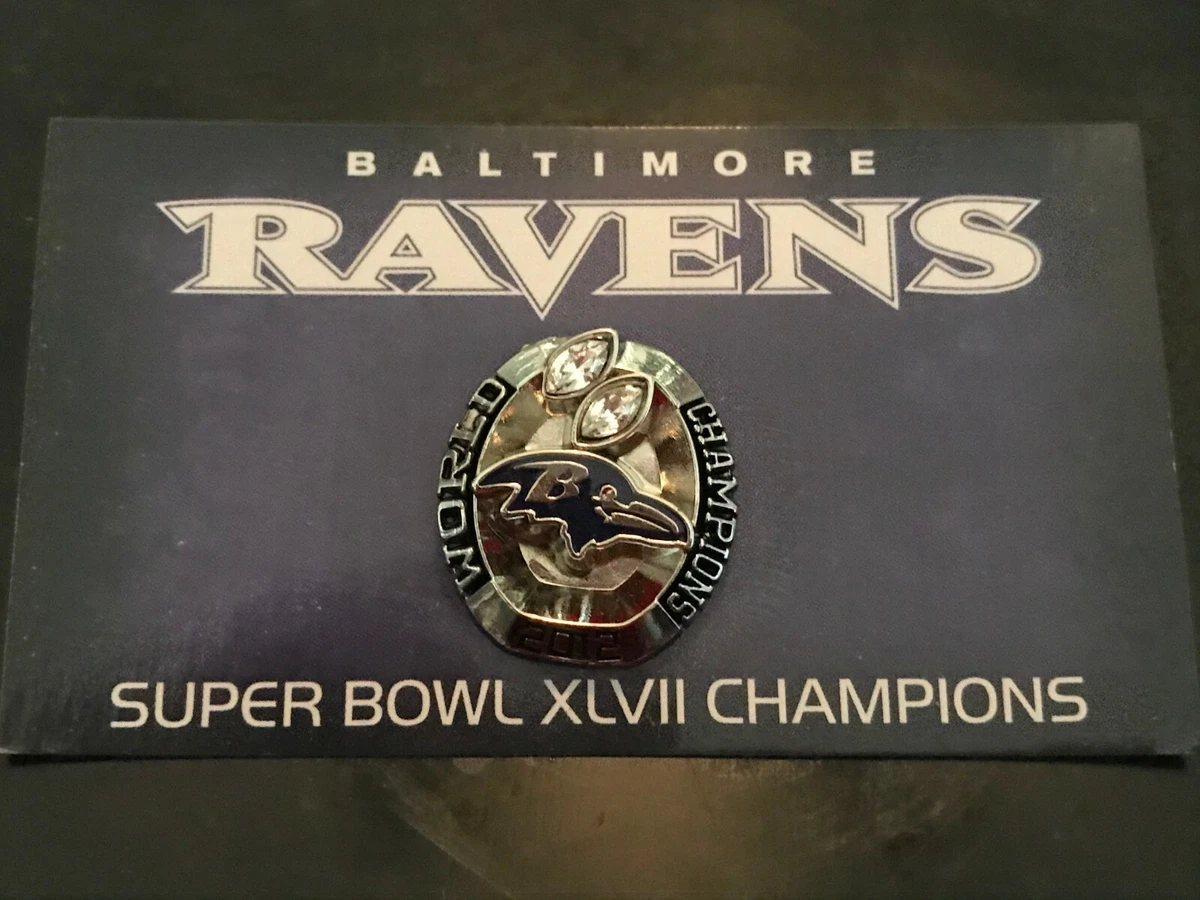 Baltimore Ravens Super Bowl Ring 47 Pin