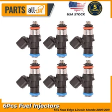 6Pcs Fuel Injectors Fits Ford Edge Lincoln Mazda 3.5 3.7L 2007-2015 0280158091