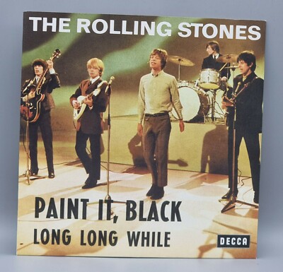 Very rare The Rolling Stones Paint it Black German Promo CD in 7'' sleeve