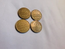 Southeastern Pennsylvania Transportation Tokens Lot of 4 One is Bicentennial