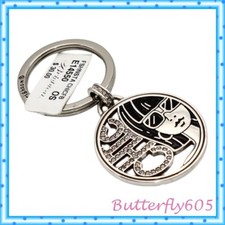Brighton Fashionista Chic Crystal Silver Key Fob NWT 30