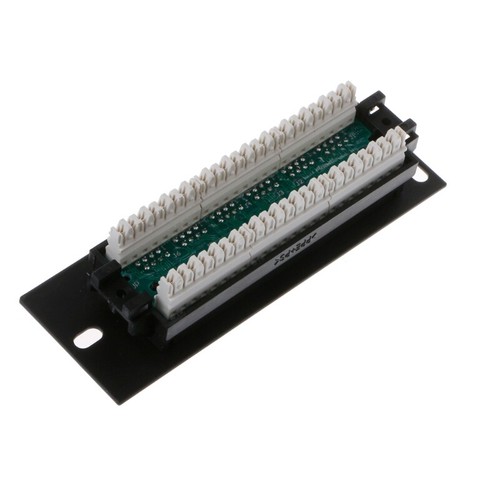 6 Port CAT5e Wallmount Patch Panel 10G Support 1U Patch Panel UTP 19 in - Afbeelding 6 van 8