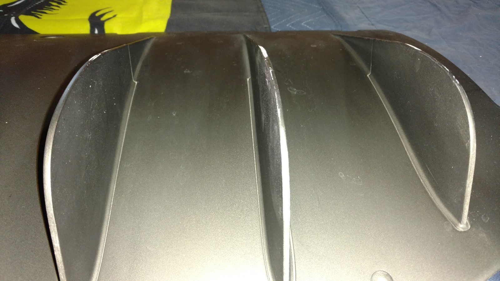 FERRARI 458 ITALIA SPIDER REAR BUMPER DIFFUSER COMPLETE OEM 82456300 82456310