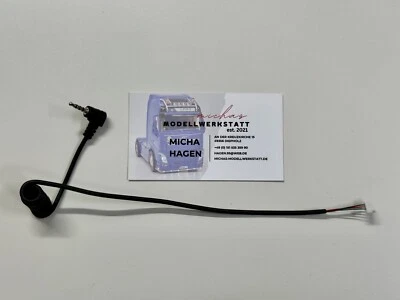 Datenkabel 2,5 mm 1x Klinke + Stecker 4-polig für SIKU Control 1:32 Kabel.
