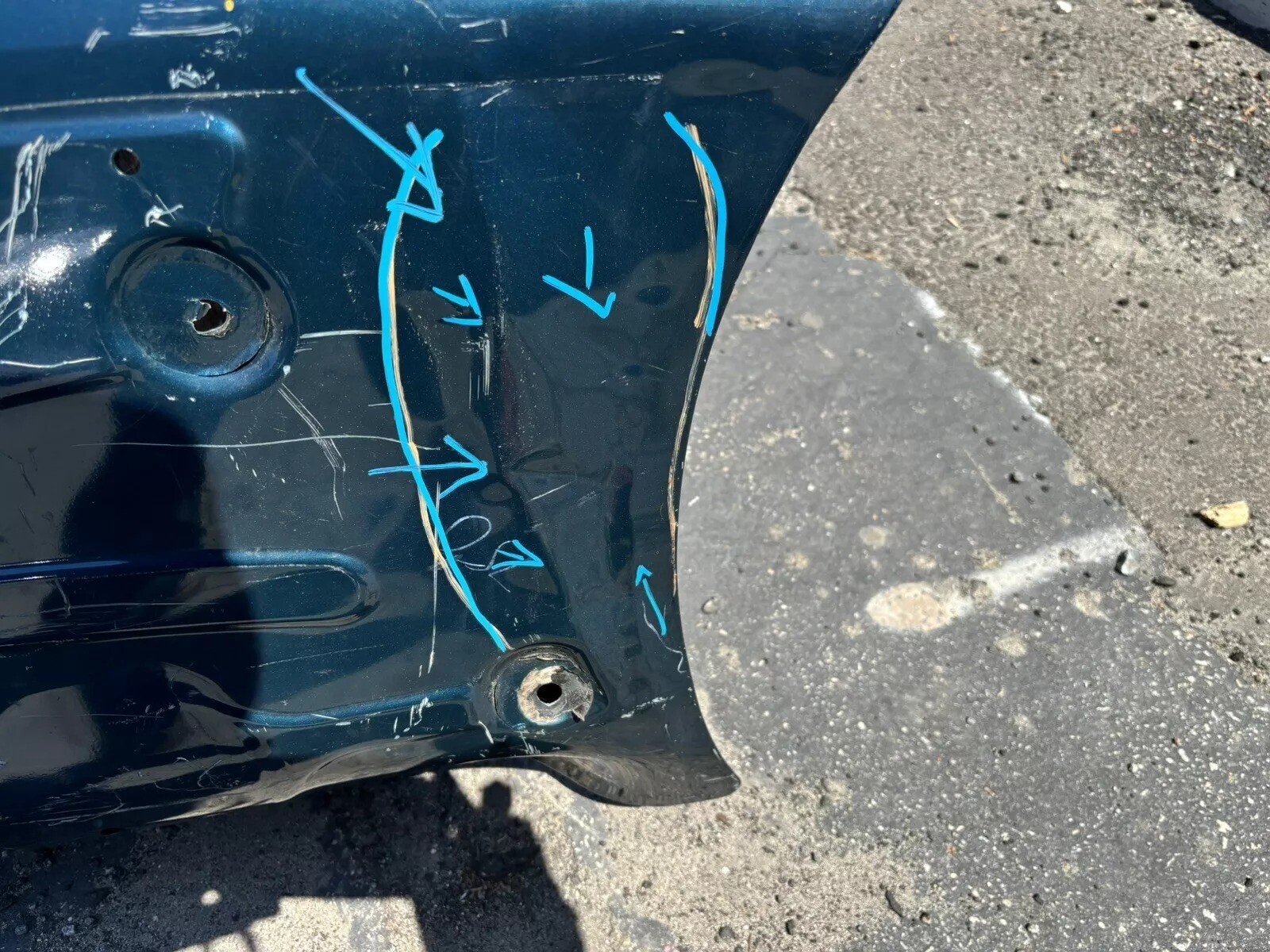 McLaren 570 570s Passenger side Front Door Shell OEM (RH)