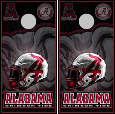 Alabama helmet 865 cornhole board vinyl wraps
