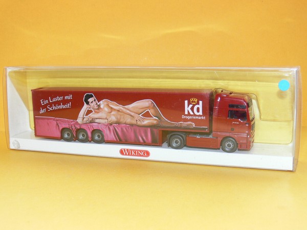 Wiking - Man TG-A Xxl GroßRaumauflieger - Kd Drogeriemarkt - 1/87 H0 - Neu&Ovp --image