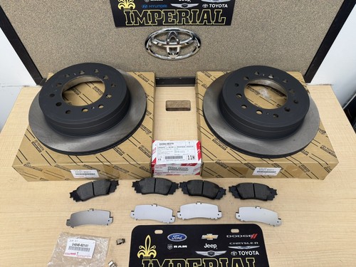 2010-2022 LEXUS GX460 GENUINE OEM REAR BRAKE KIT OEM BRAKE PADS ROTORS AND SHIMS - Picture 8 of 17