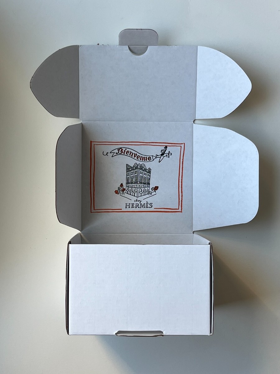 HERMESギフト箱 Authentic Hermes Shipping Box and Gift Card with Embossed Logo | eBay