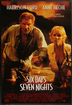 Six Days Seven Nights (1998) Original Movie Poster Rolled 27x40
