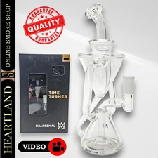 7" MJ Arsenal Turner Quality Mini Straight Tube Bong Hookah Water Pipe RECYCLER
