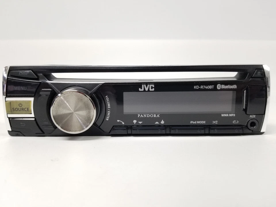 Placa frontal JVC KD-R740BT para piezas de unidad principal de radio de coche (sin probar) Foto 2 de 4