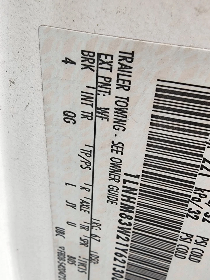 1998 1999 2000 2001 2002  LINCOLN TOWN CAR RIGHT FRONT INTERIOR DOOR PANEL QG - Image 2 of 2