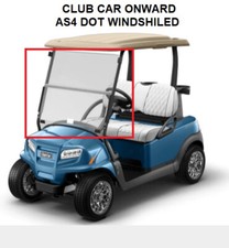 Club Car ONWARD Golf Cart STREET LEGAL AS4 DOT Windshield CLEAR